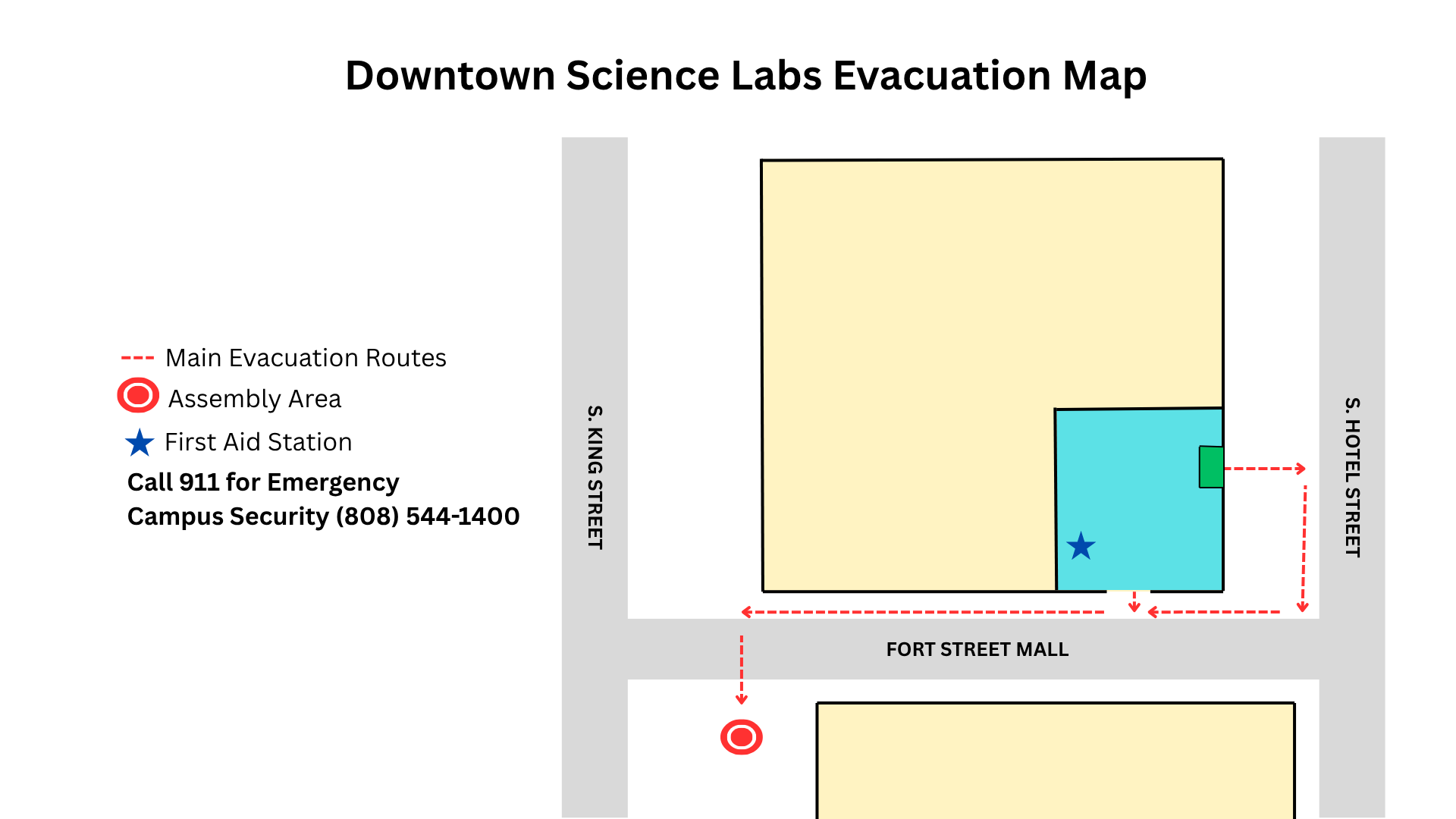 Downtown Science Lab Map